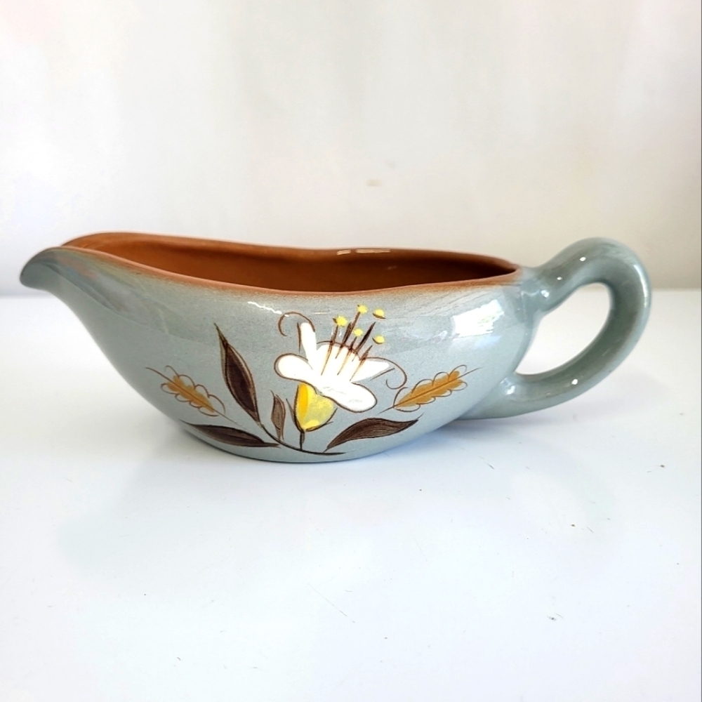 Stangl Pottery Gravey Boat - Golden Harvest